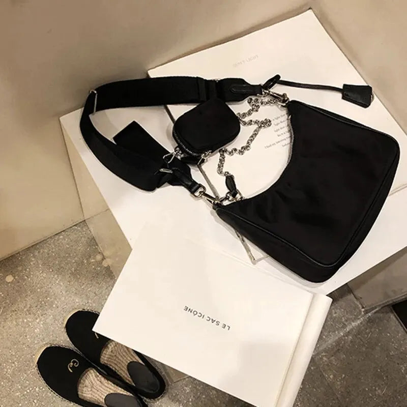 Sac Épaule Nylon Femme