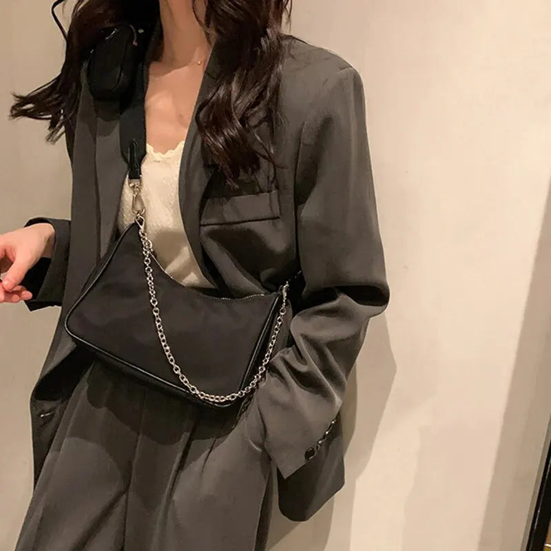 Sac Épaule Nylon Femme