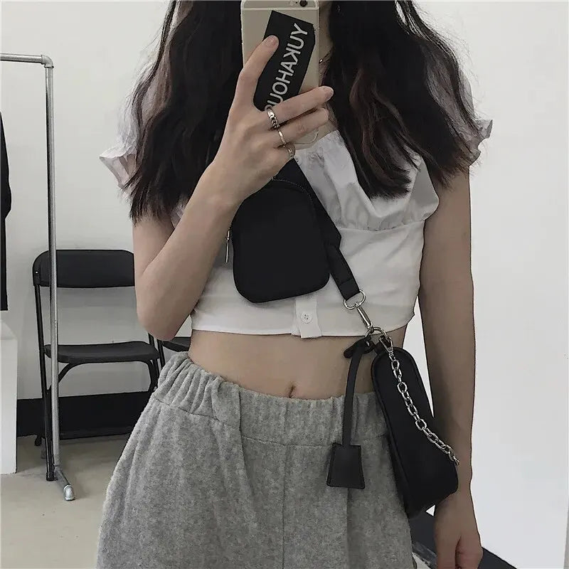 Sac Épaule Nylon Femme