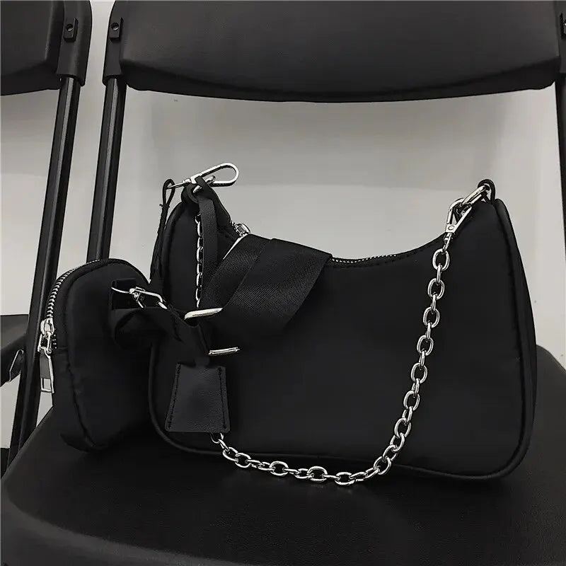 Sac Épaule Nylon Femme
