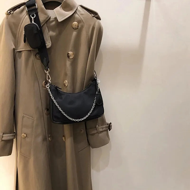 Sac Épaule Nylon Femme