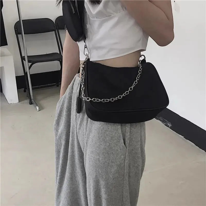 Sac Épaule Nylon Femme