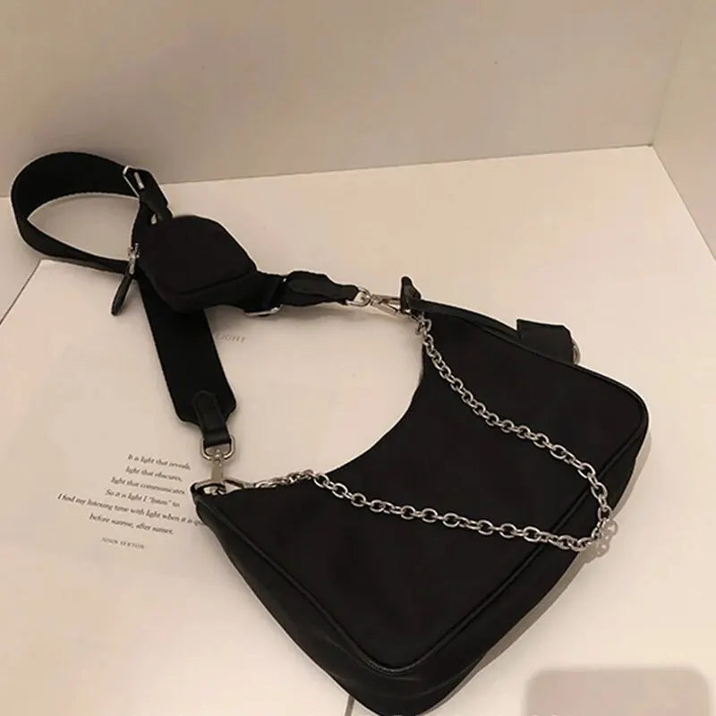 Sac Épaule Nylon Femme