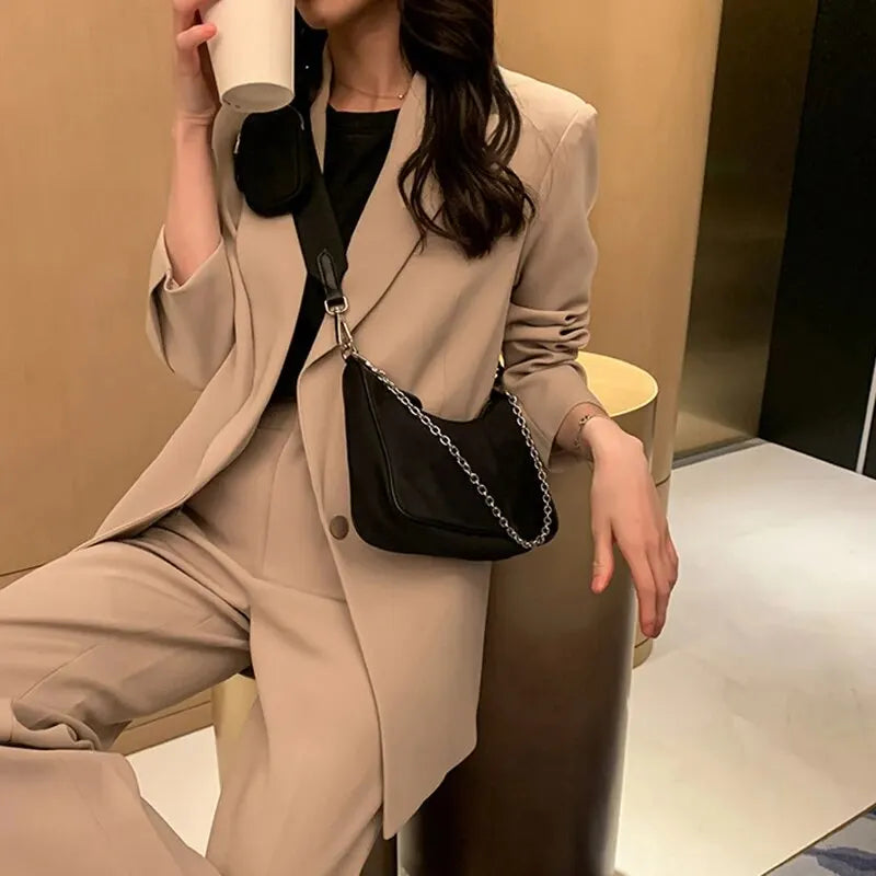 Sac Épaule Nylon Femme